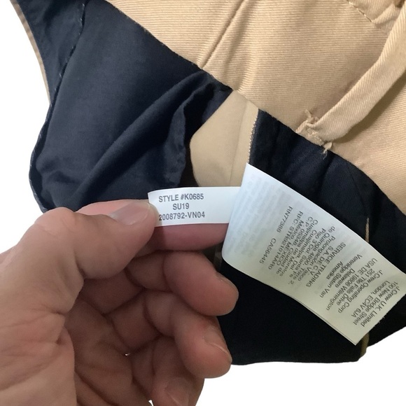 J Crew Men’s Destination Pants Tan Size 32 / 34 - Picture 7 of 9